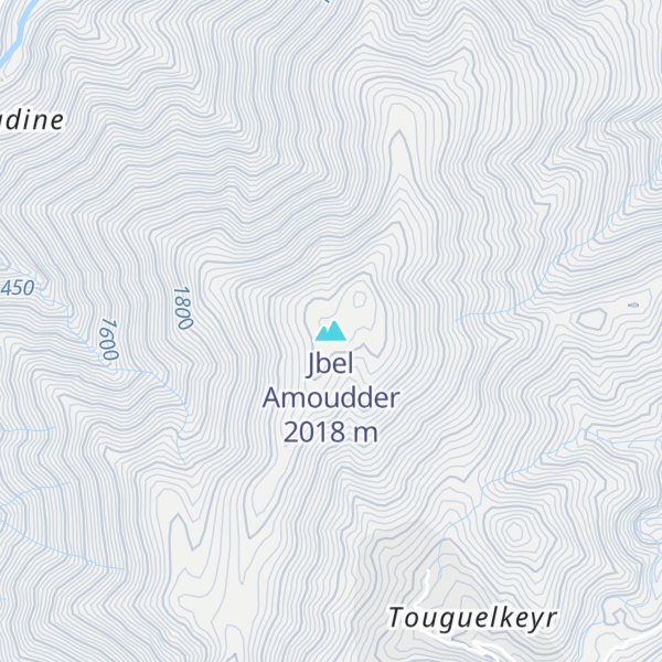 Map of Jbel Amoudder