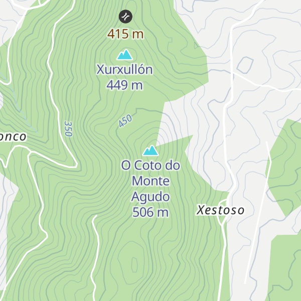 Map of O Coto do Monte Agudo