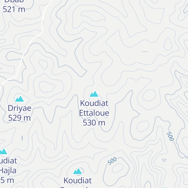 Map of Koudiat Ettaloue