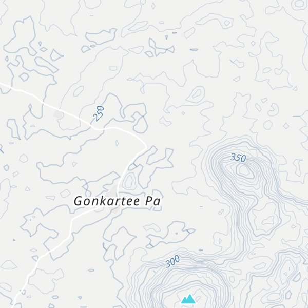 Map of Mount Gluya