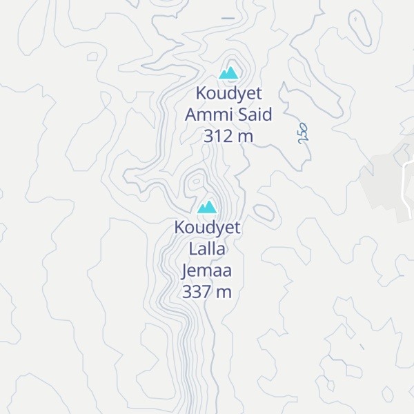 Map of Koudyet Lalla Jemaa