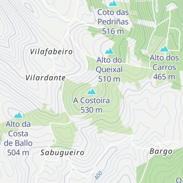 Map of A Costoira
