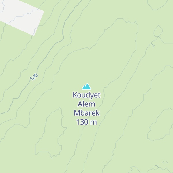 Map of Koudyet Alem Mbarek