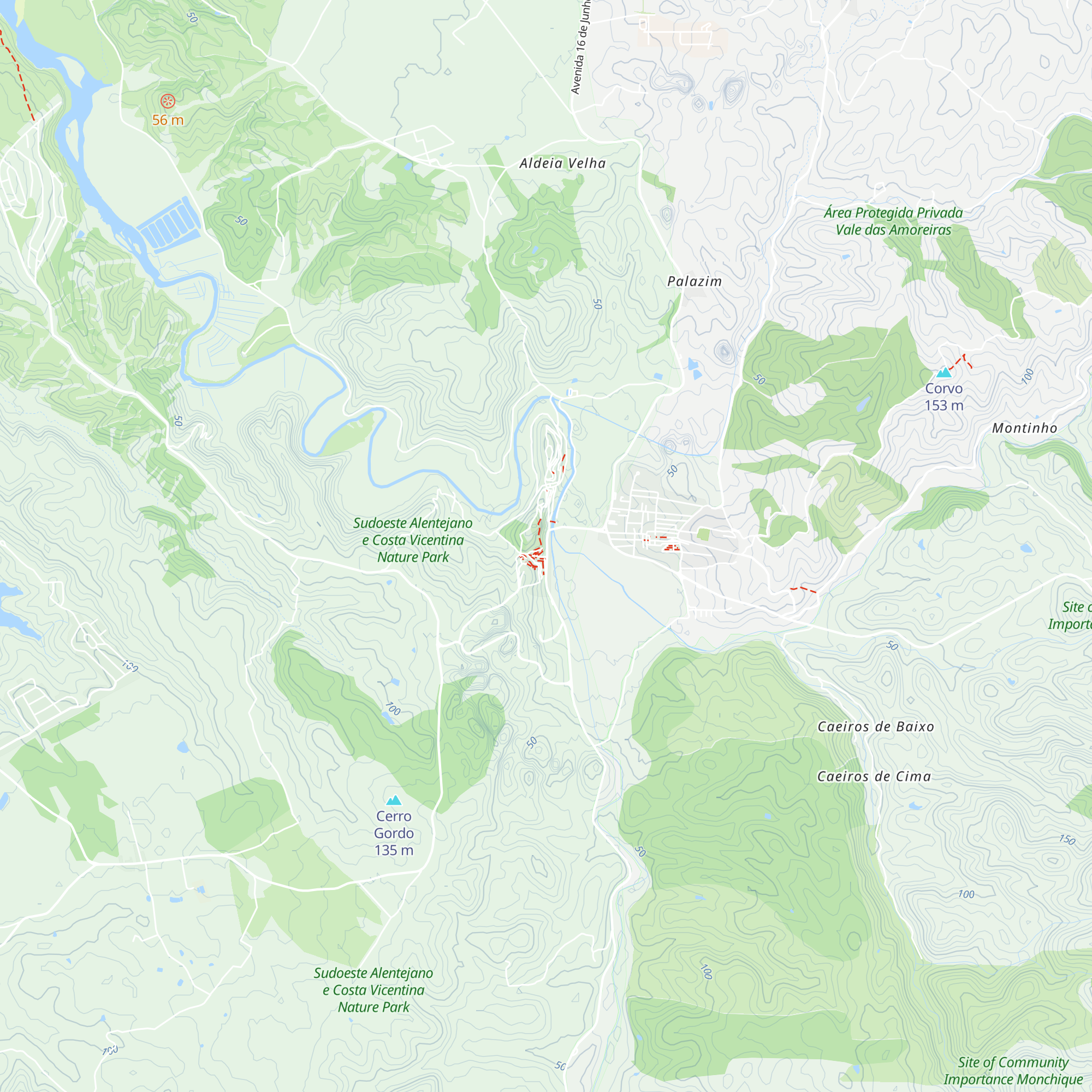 Posto de Turismo de Aljezur map