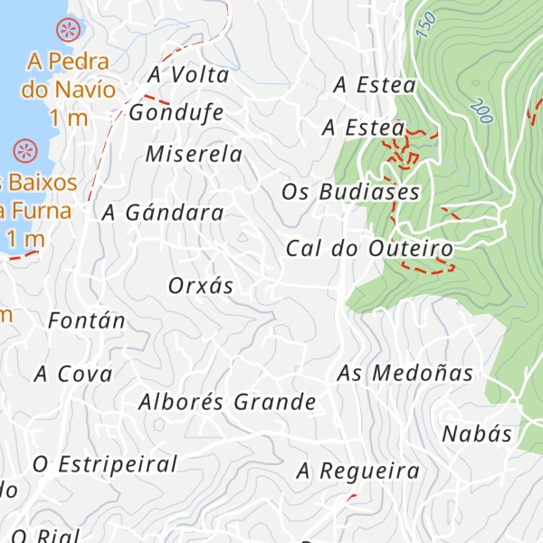 Map of Pillgrim hostel San Xurxo