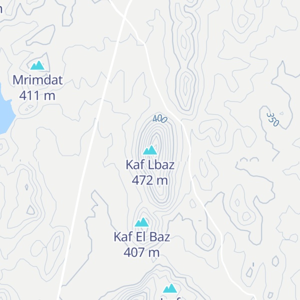 Map of Kaf Lbaz