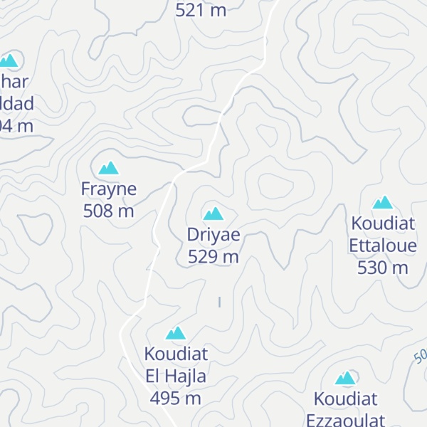 Map of Driyae