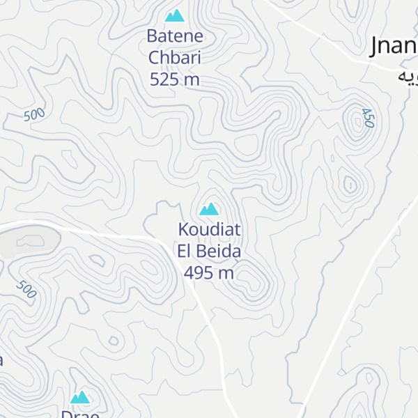 Map of Koudiat El Beida
