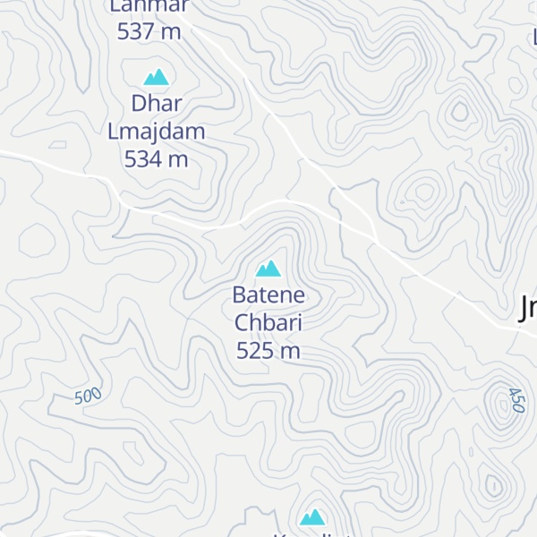 Map of Batene Chbari