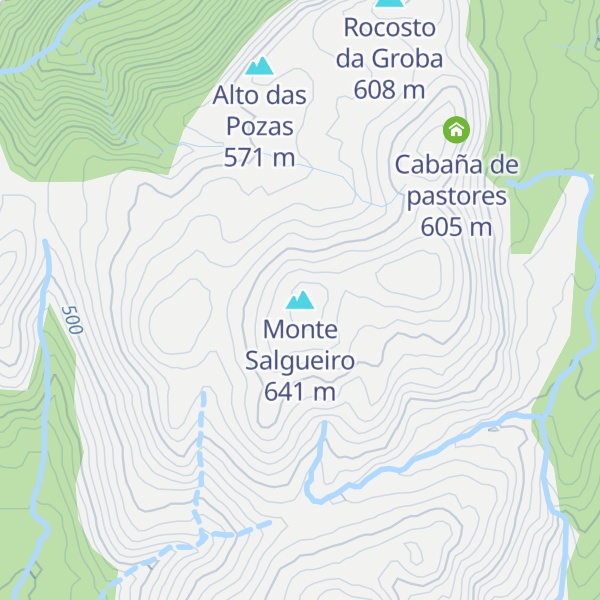 Map of Monte Salgueiro