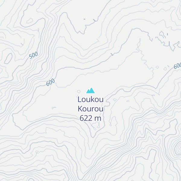 Map of Loukou Kourou
