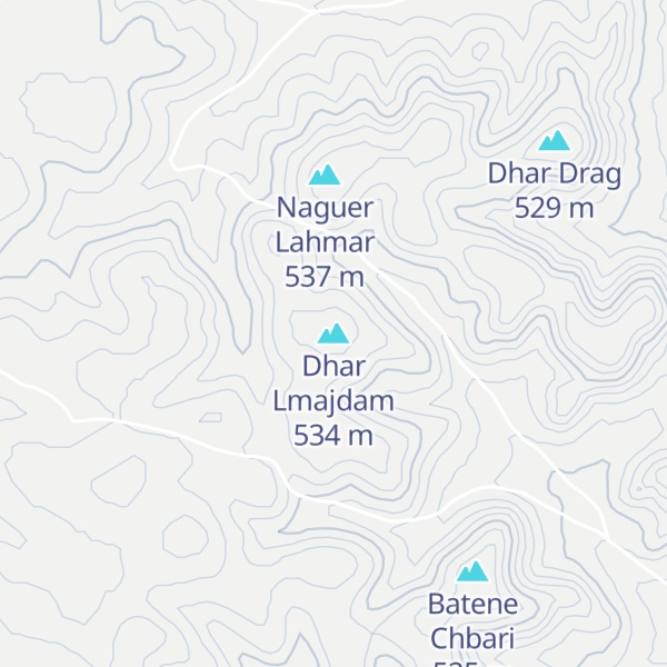 Map of Dhar Lmajdam