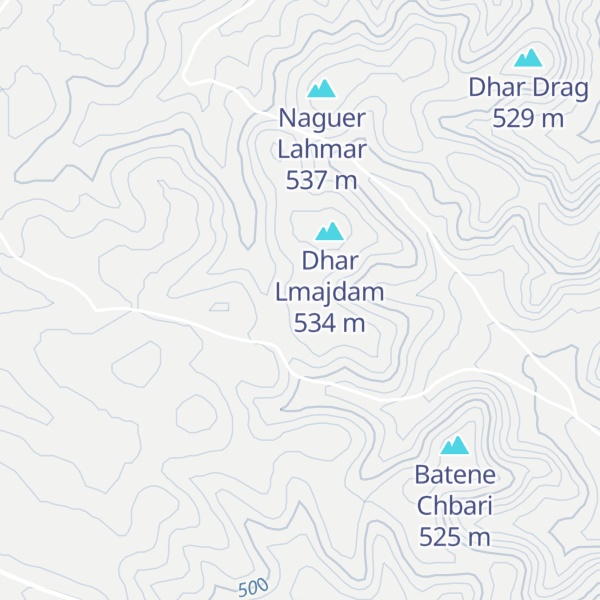Map of Batene Lemkhinaz