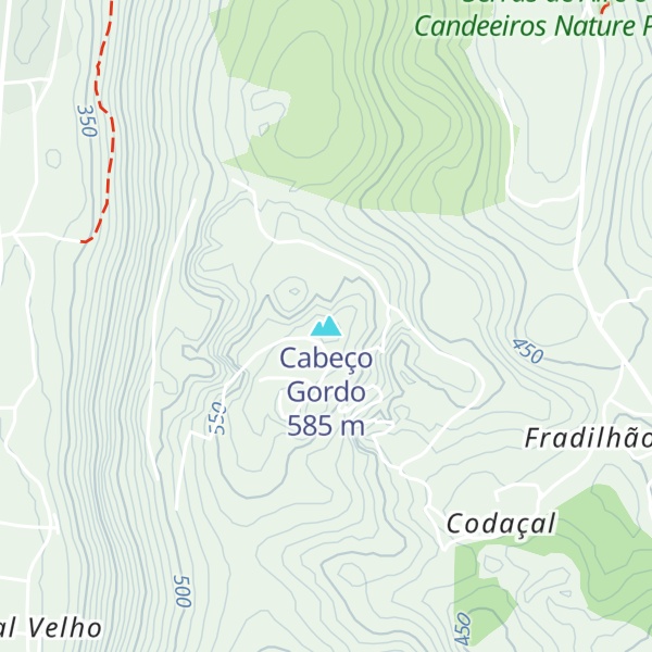 Map of Cabeço Gordo