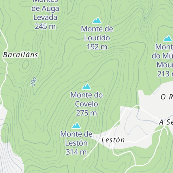 Map of Monte do Covelo