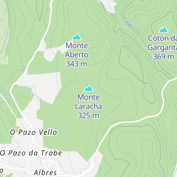 Map of Monte Laracha
