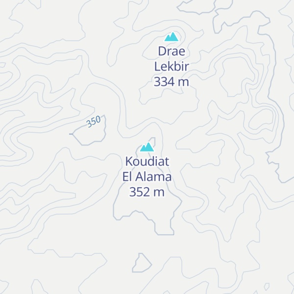 Map of Koudiat El Alama