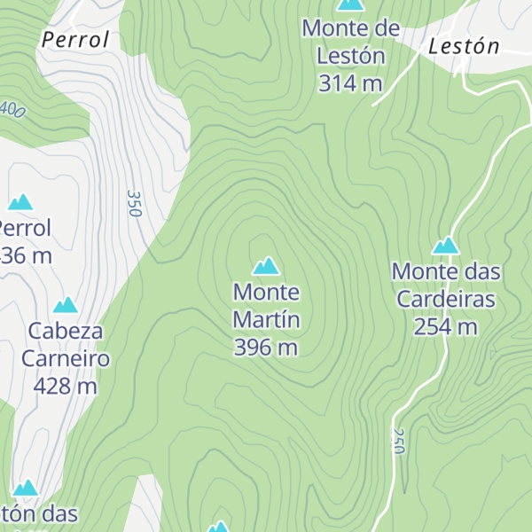 Map of Monte Martín