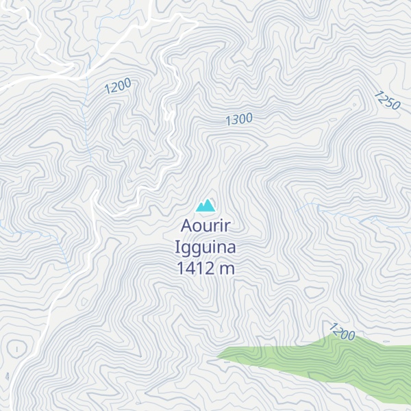 Map of Aourir Igguina