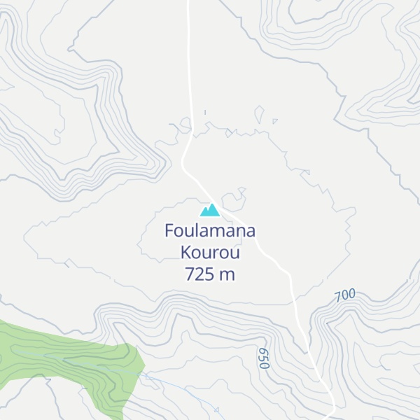 Map of Foulamana Kourou
