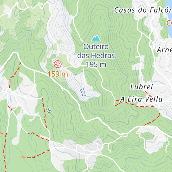 Map of O Alto da Poza do Sal