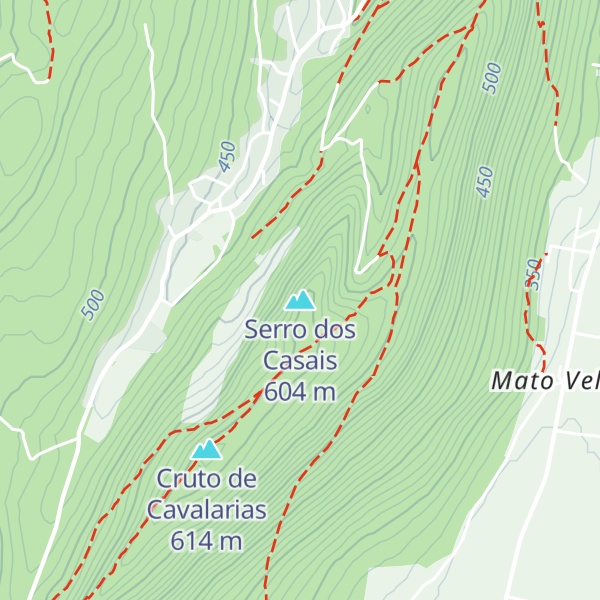 Map of Serro dos Casais