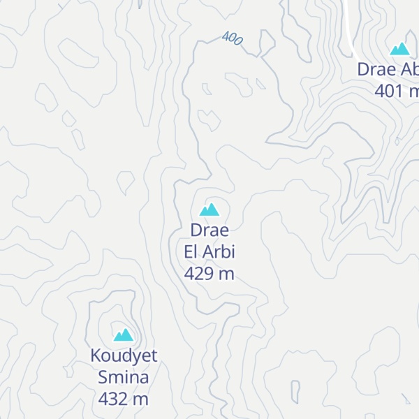 Map of Drae El Arbi
