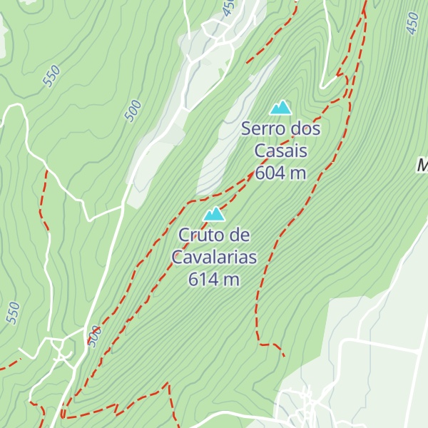 Map of Cruto de Cavalarias