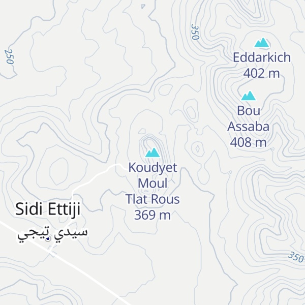 Map of Koudyet Moul Tlat Rous