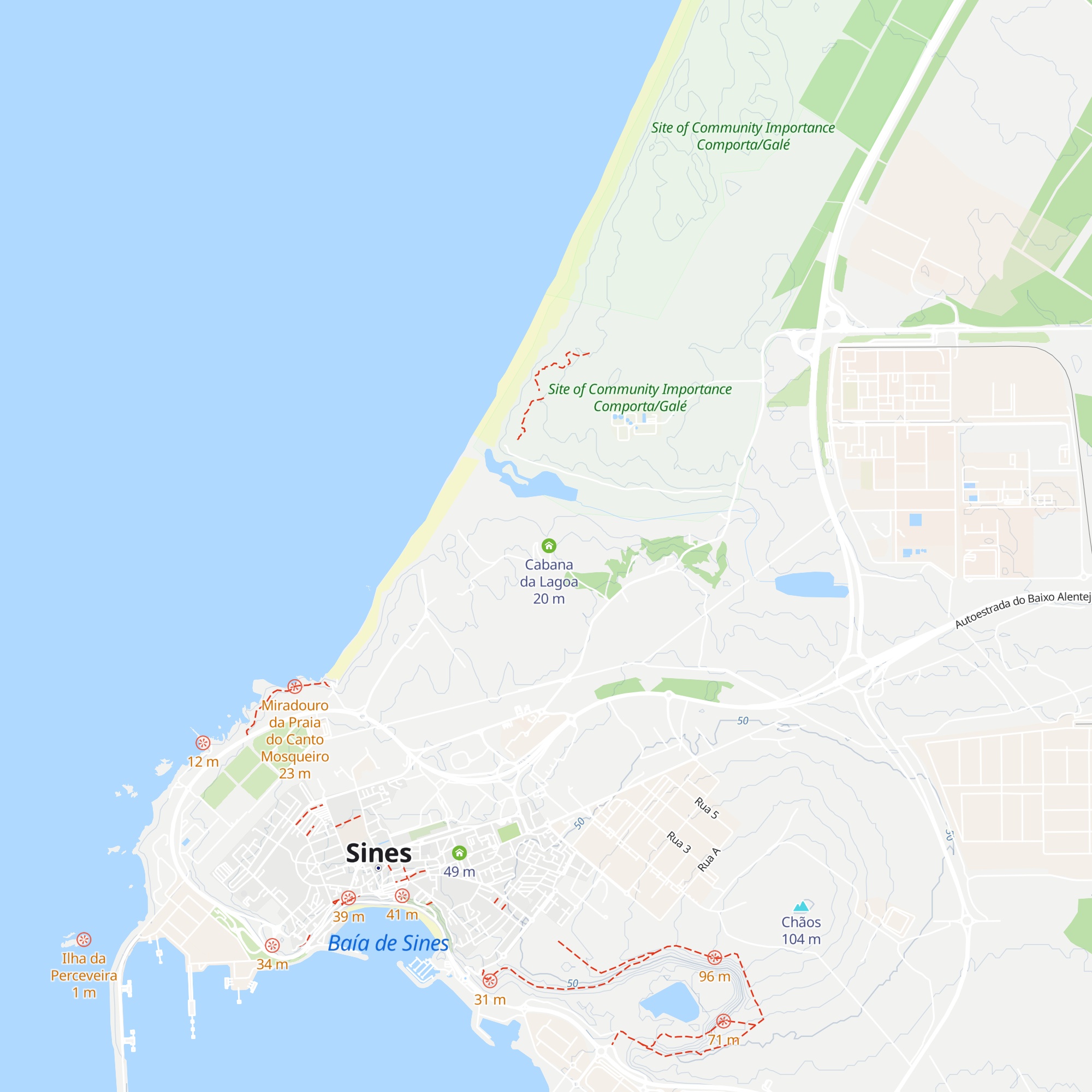 Cabana do Mar map