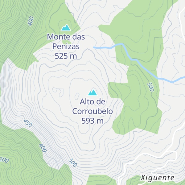 Map of Alto de Corroubelo