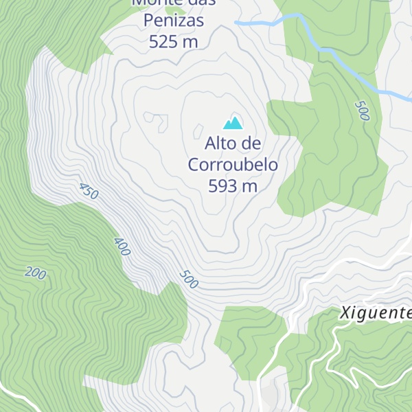 Map of Monte de Mendes
