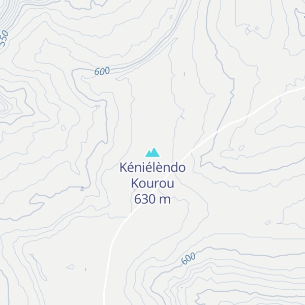 Map of Kéniélèndo Kourou