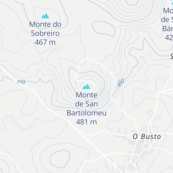 Map of Monte de San Bartolomeu
