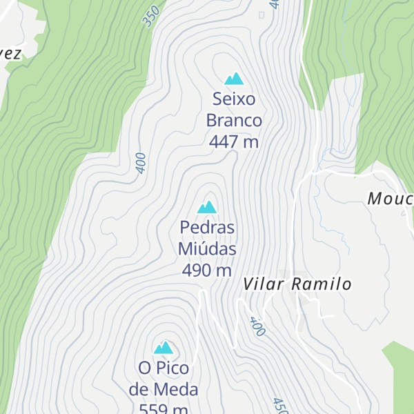 Map of Pedras Miúdas