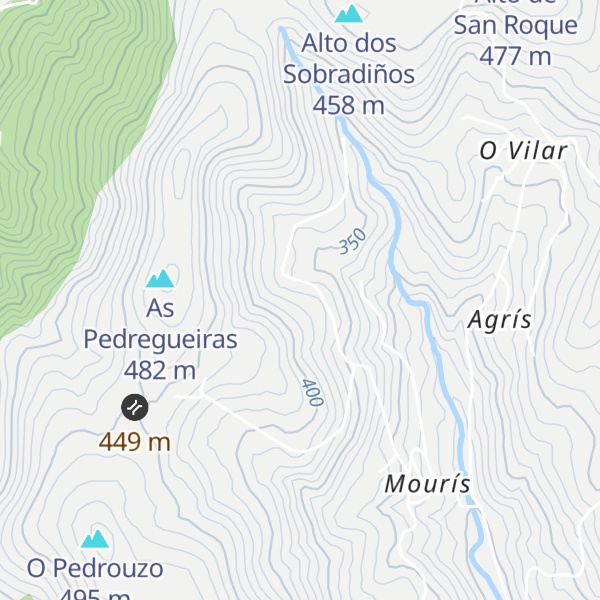 Map of Cabanelas