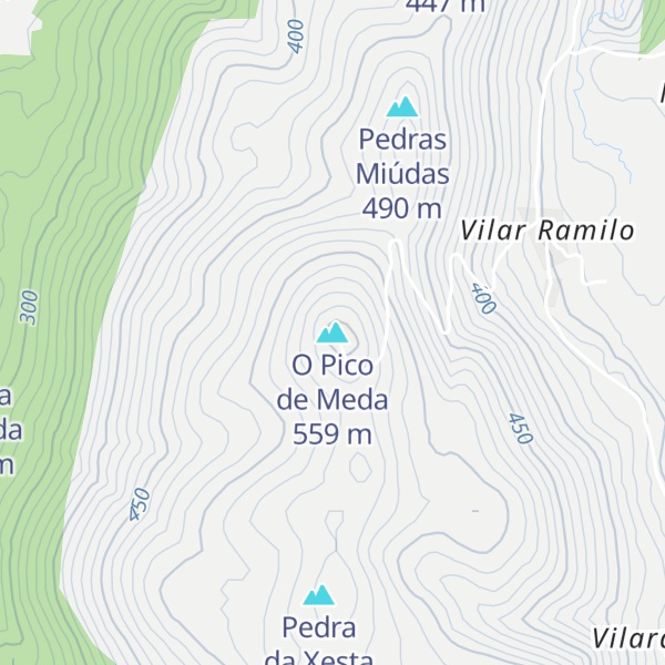 Map of O Pico de Meda