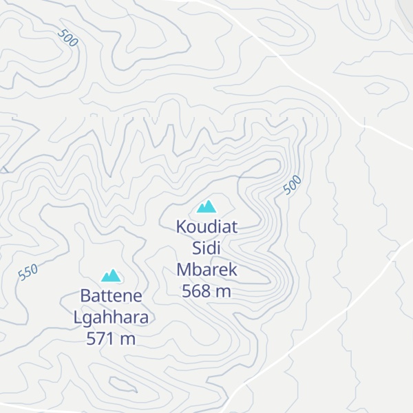 Map of Koudiat Sidi Mbarek