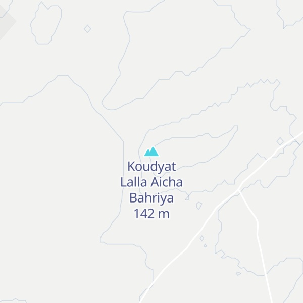 Map of Koudyat Lalla Aicha Bahriya