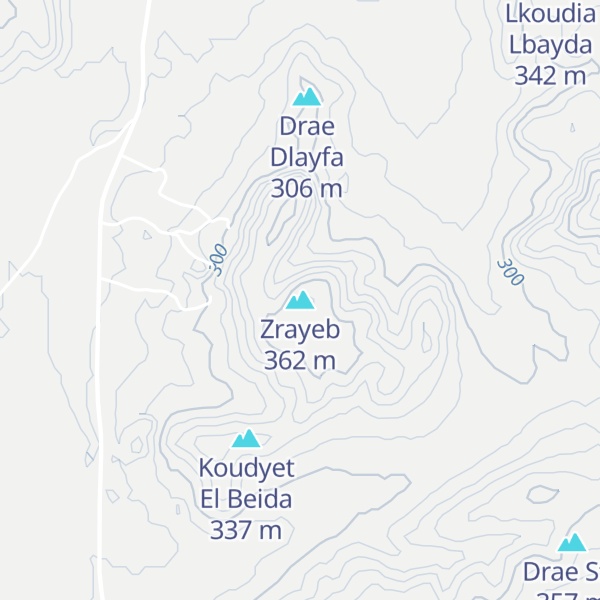 Map of Zrayeb