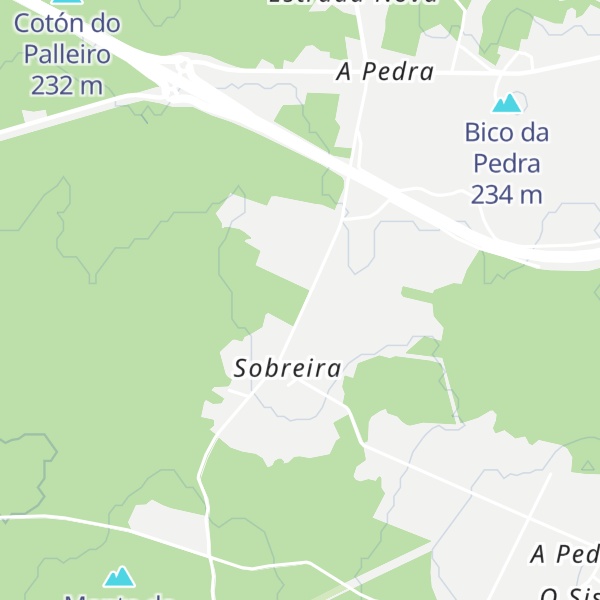 Map of Monte de Sobreira