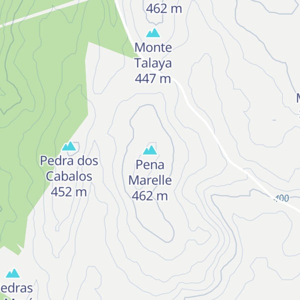 Map of Pena Marelle
