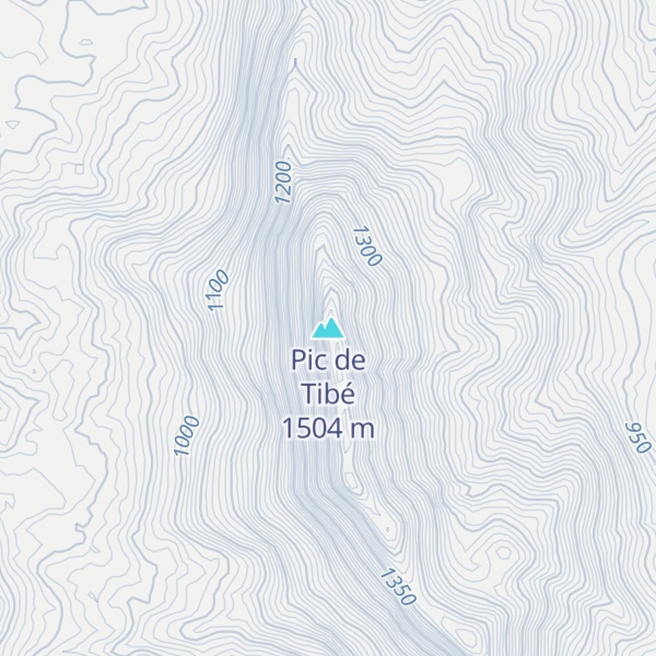 Map of Pic de Tibé