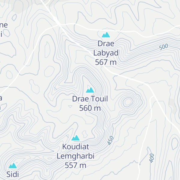 Map of Drae Touil