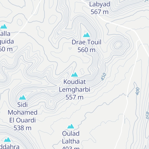 Map of Koudiat Lemgharbi