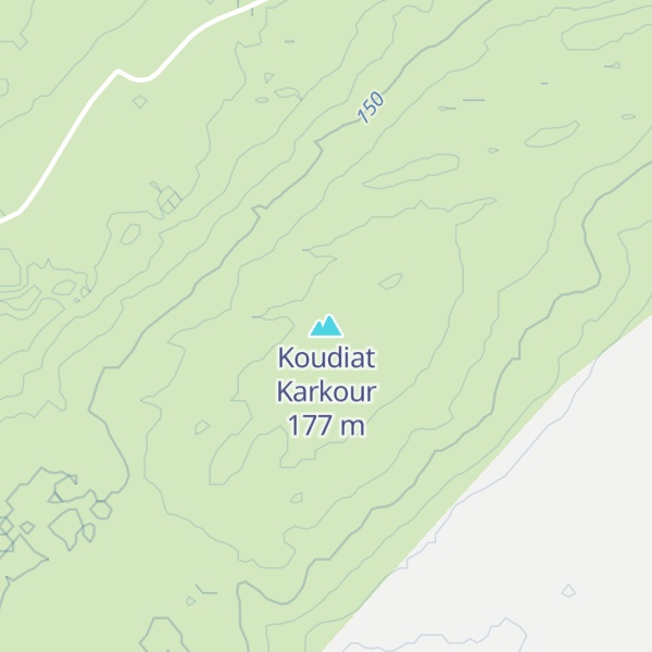 Map of Koudiat Karkour