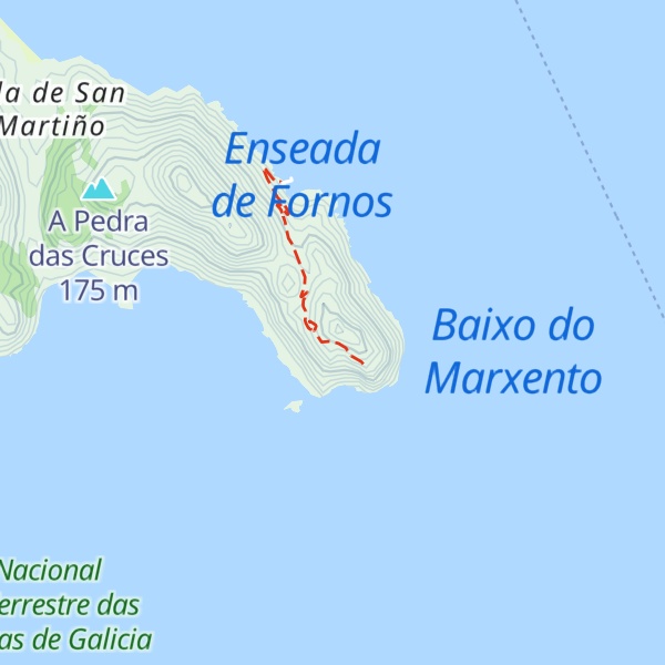Map of O Monte do Cabo de Bicos