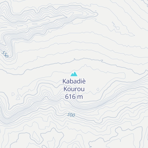 Map of Kabadiè Kourou