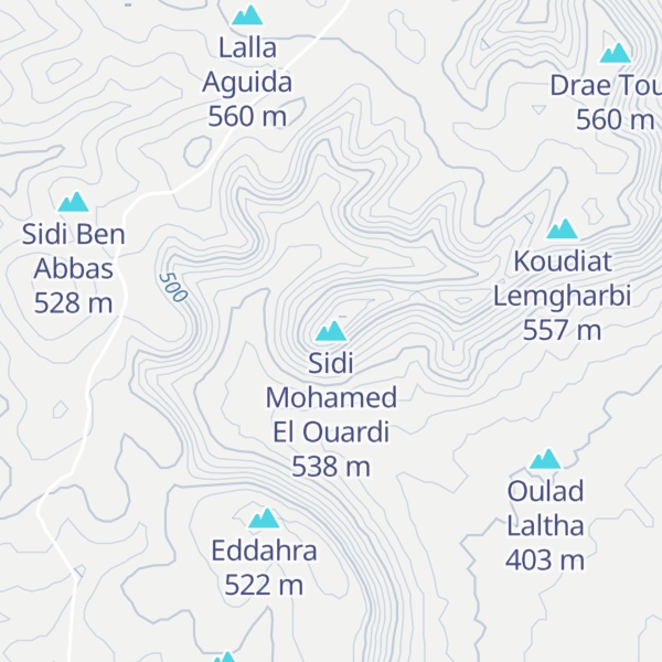Map of Sidi Mohamed El Ouardi