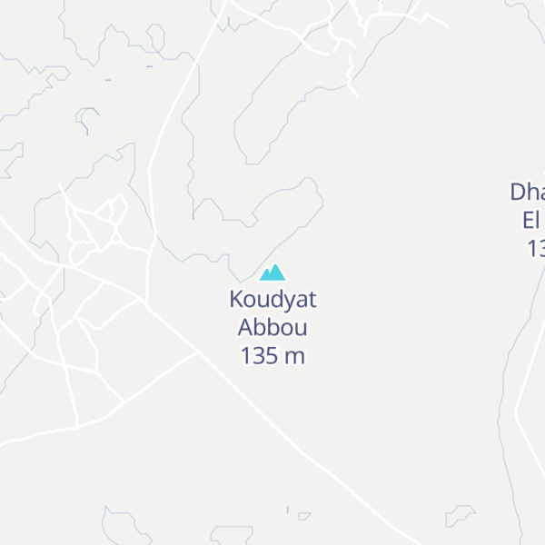 Map of Koudyat Abbou
